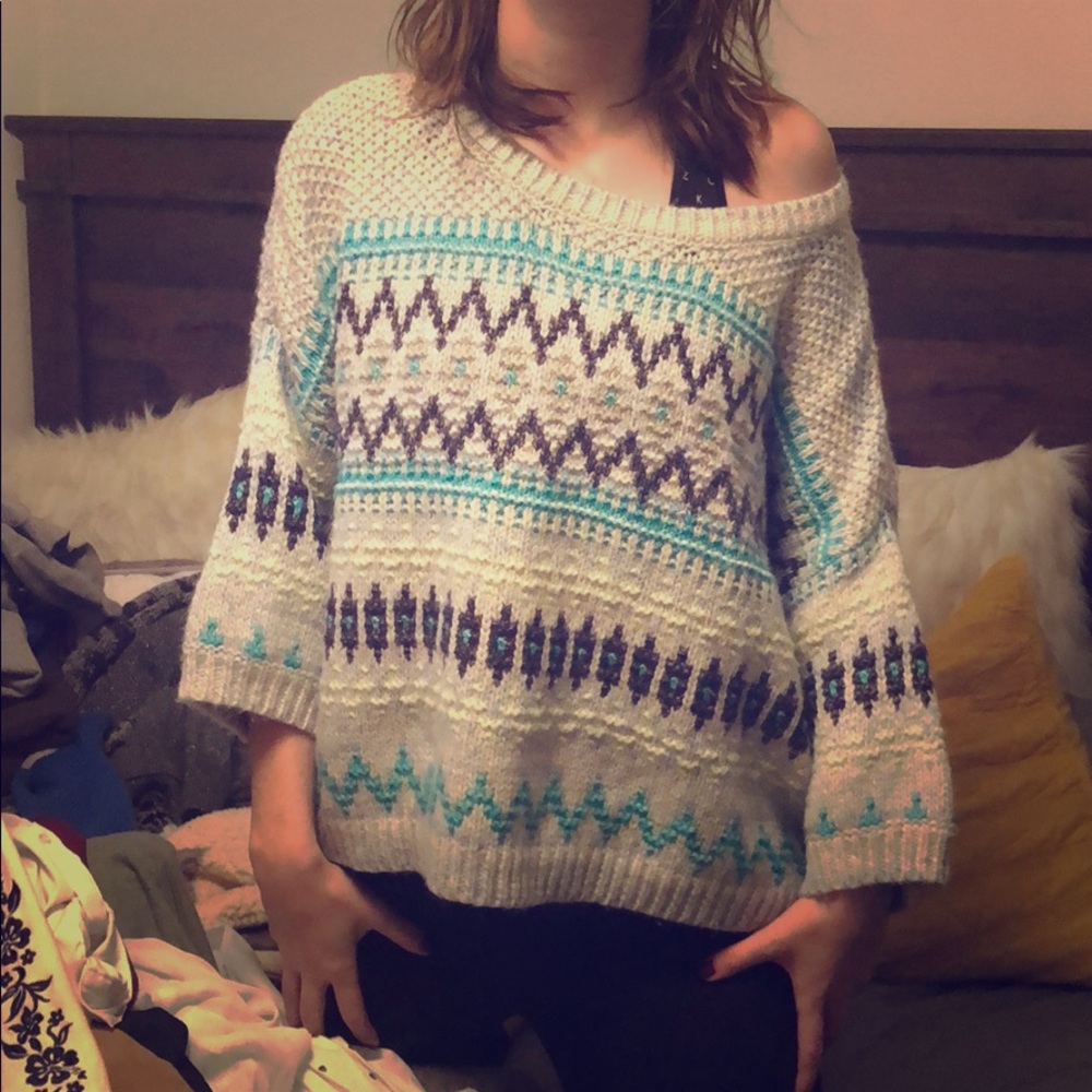 Victoria Secret Chunky knit slouchy sweater